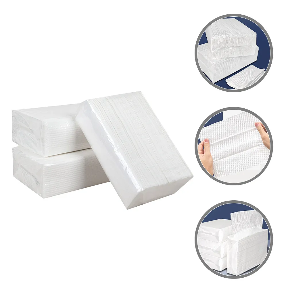 

5 упаковок плотных впитывающих бумажных полотенец для рук, многофункциональные удобные полотенца для ванной, отеля, кухни