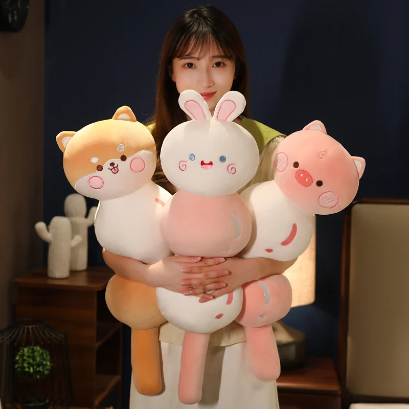 Kawaii Shiba Inu Pig Rabbit Dog Goose Plush Toy Doll Pillow Soft Sofa Bed Cushion Cute Baby Child Girlfriend Birthday Gift