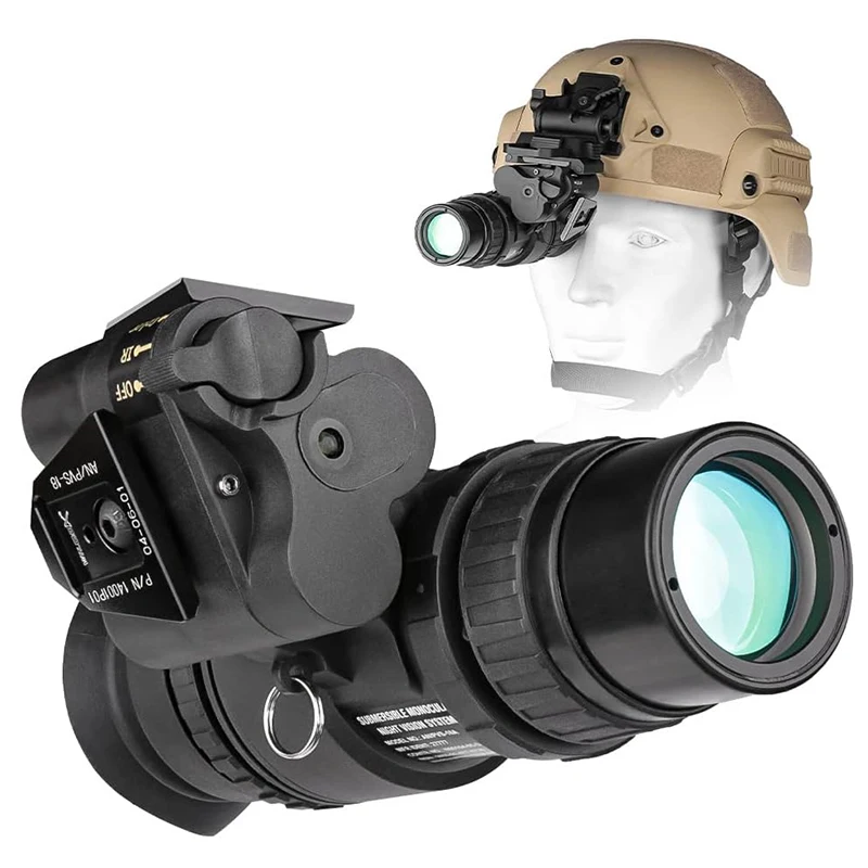 

Digital Night Vision Goggles for Hunting Patrol, Right and Left Eye Scope, Head Mounted NVG Infrared Monocular, , 1x32, PVS-18