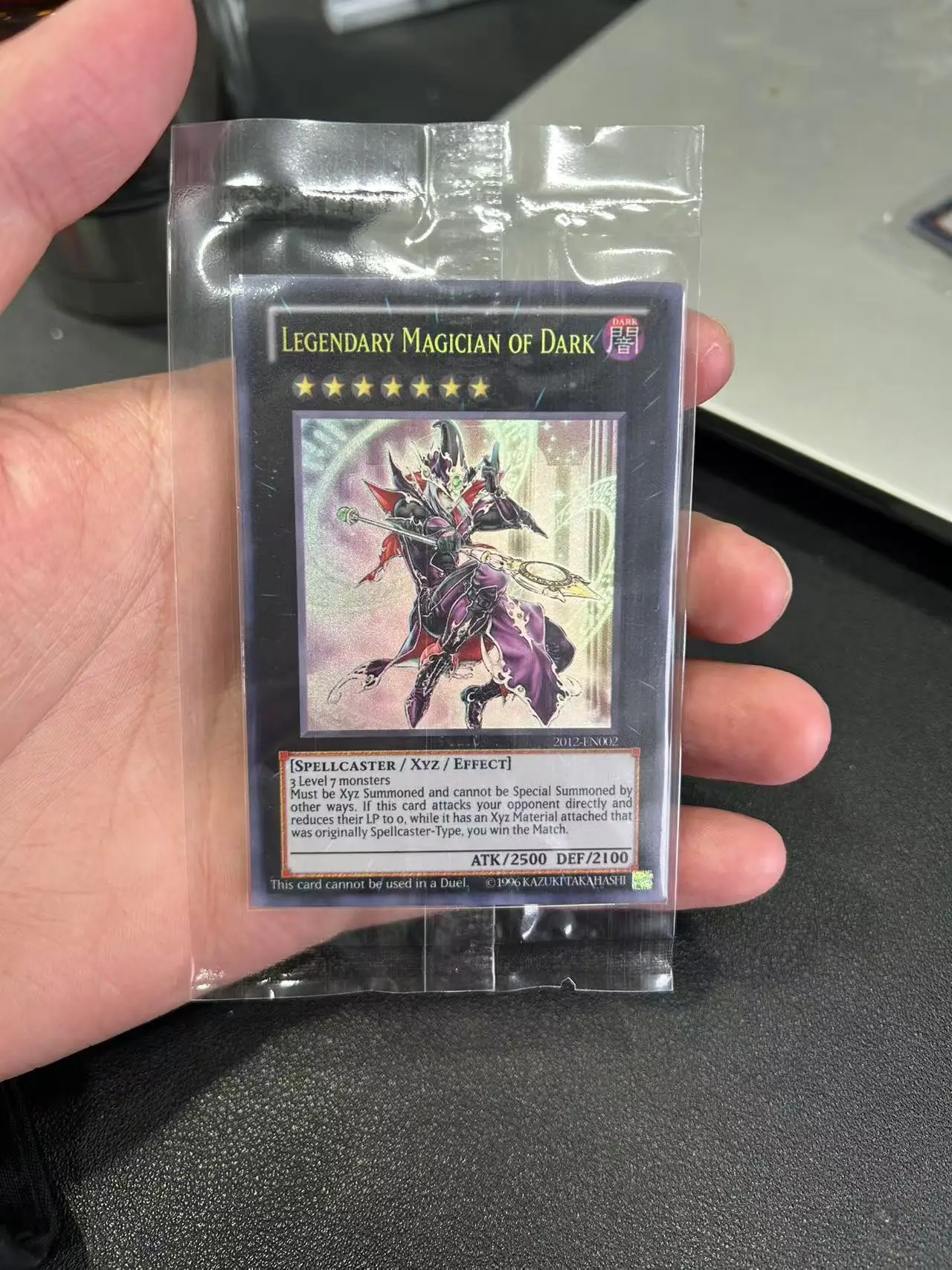 Yu Gi Oh Ultra Rare/UR TCG Legendarny magik ciemności(2012-EN002) Kolekcja angielska dostosuj kartę do gry (nieoryginalna)