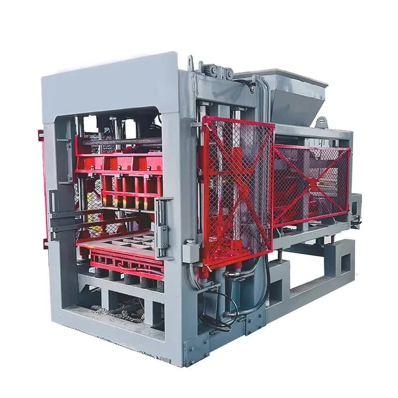High Quality Fully Automatic QT6-15 Hollow Cement Concrete Block Maker Machinery Brick Making Machine Price