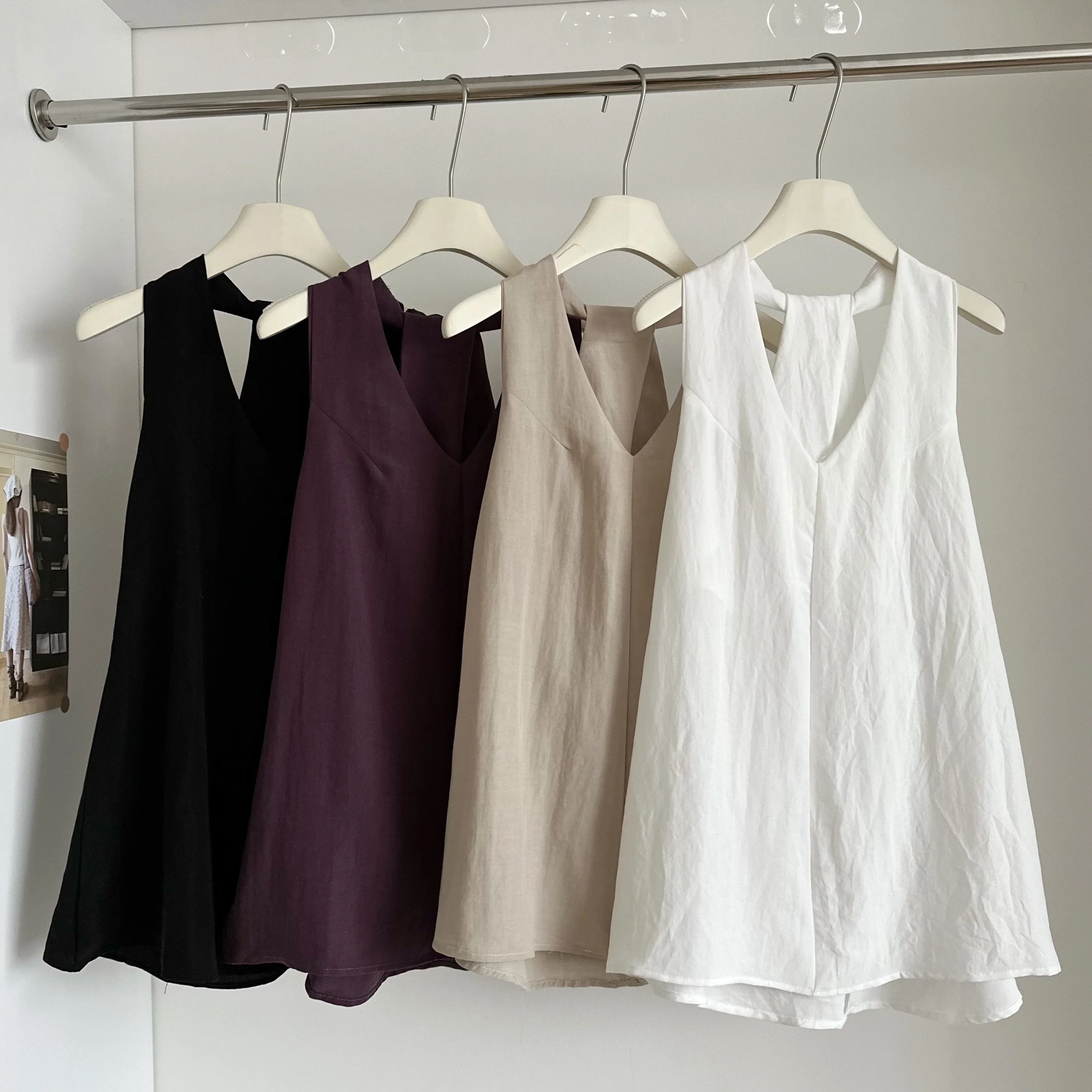 

Свободный крой, повседневный женский летний новый топ с застежкой на талии, свисающий топ в Корейском стиле для поездок на работу