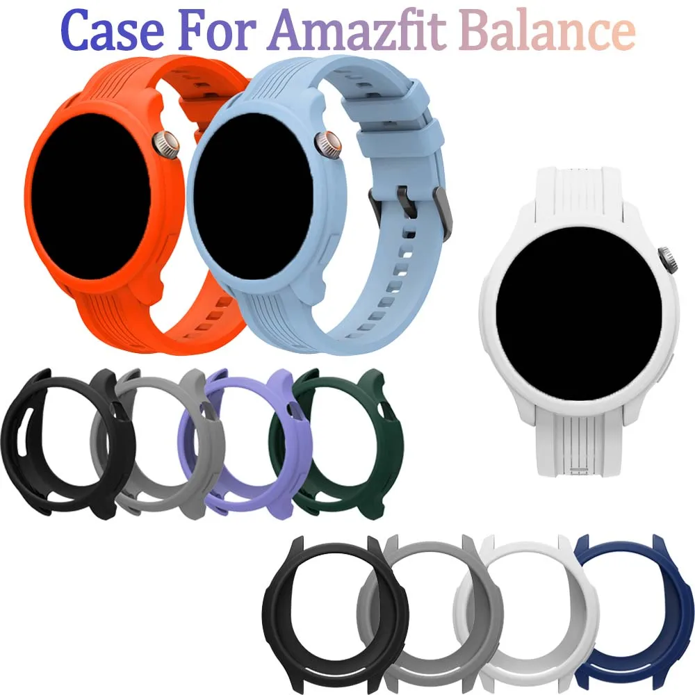 

Watch Case For Huami Amazfit Balance Watch Decoration High Quality Soft Silicone Cover Anti Scratch Protective Shell