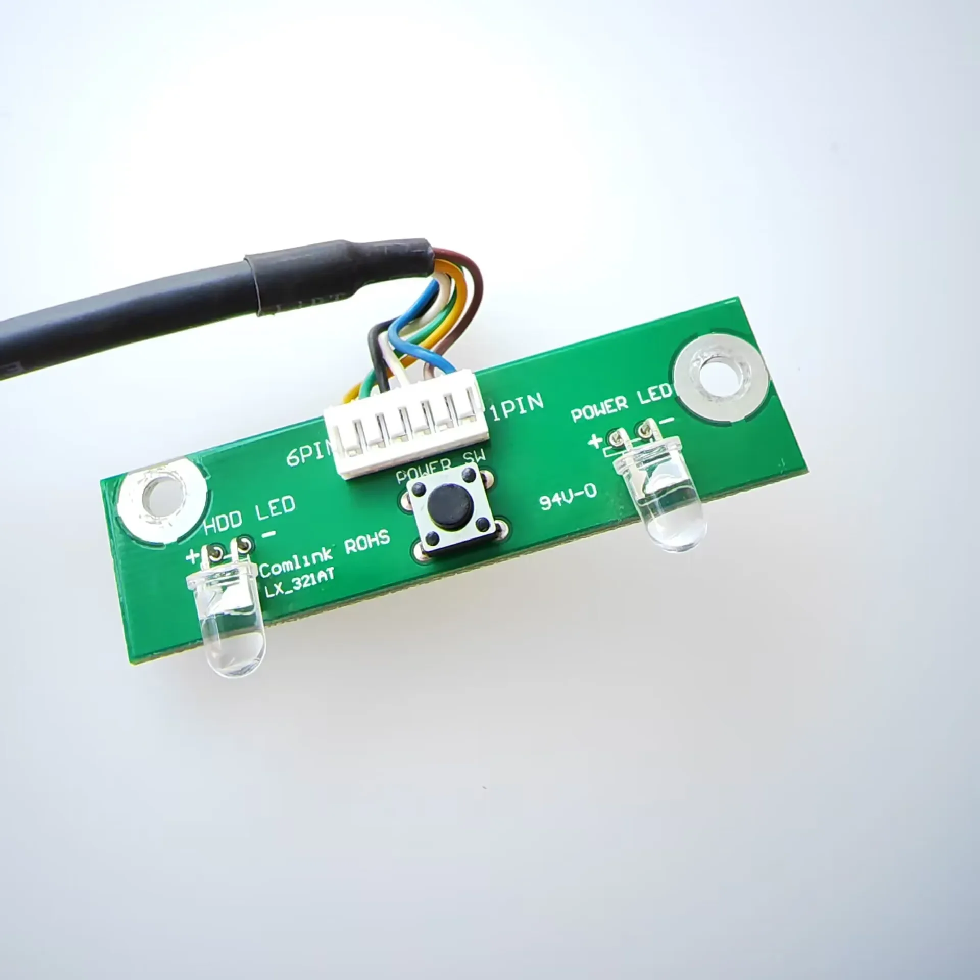 13p cabo do painel do interruptor do diodo emissor de luz do computador da alimentação hdd para lenovo m7150 m4300 m7130 m7160 m4330 m4350 caixa do anfitrião da placa principal 65cm