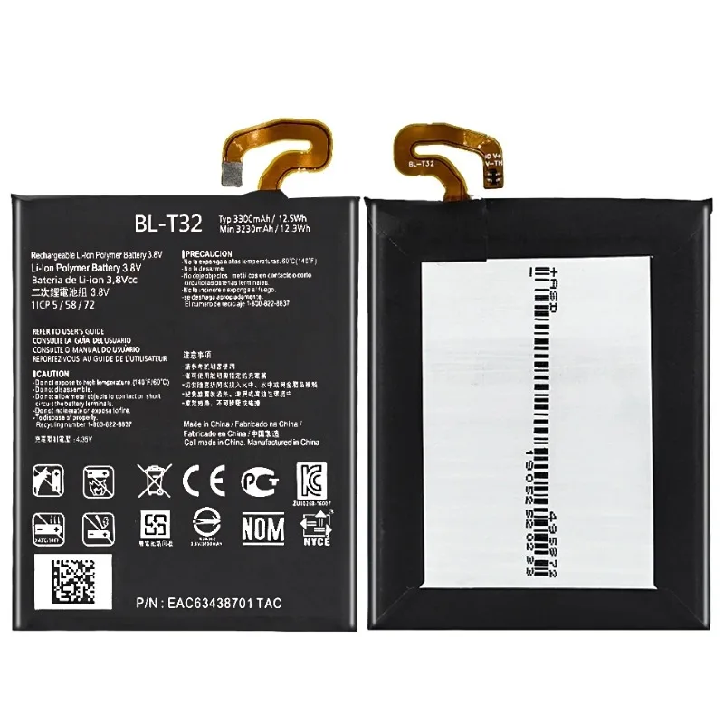 3300mAh Mobile Phone Batteries for LG G6 G6 Plus H870 H871 H872 BL-T32 Battery
