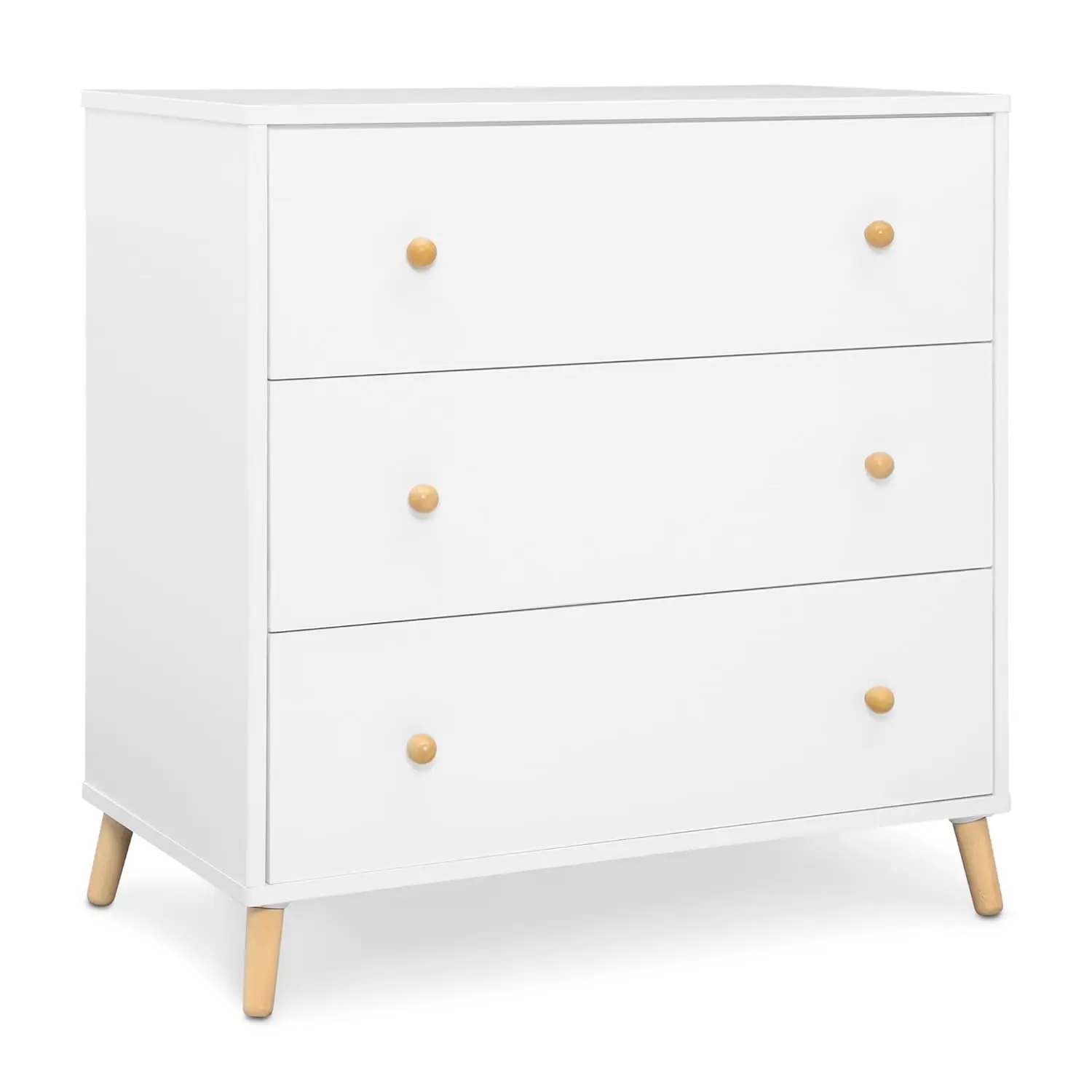 Children Essex 3 Drawer Dresser with Interlocking Drawers Bianca White/Natural To convert your dresser into a convenient