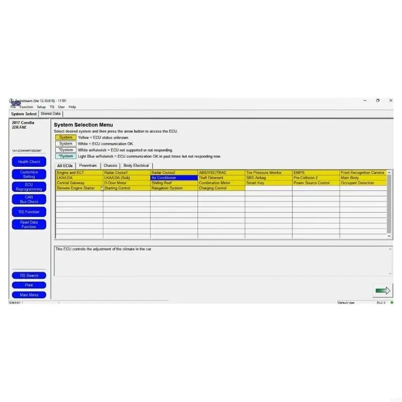

V18J2534 Mini VCI Кабель Techstreams OBD2 Диагностика