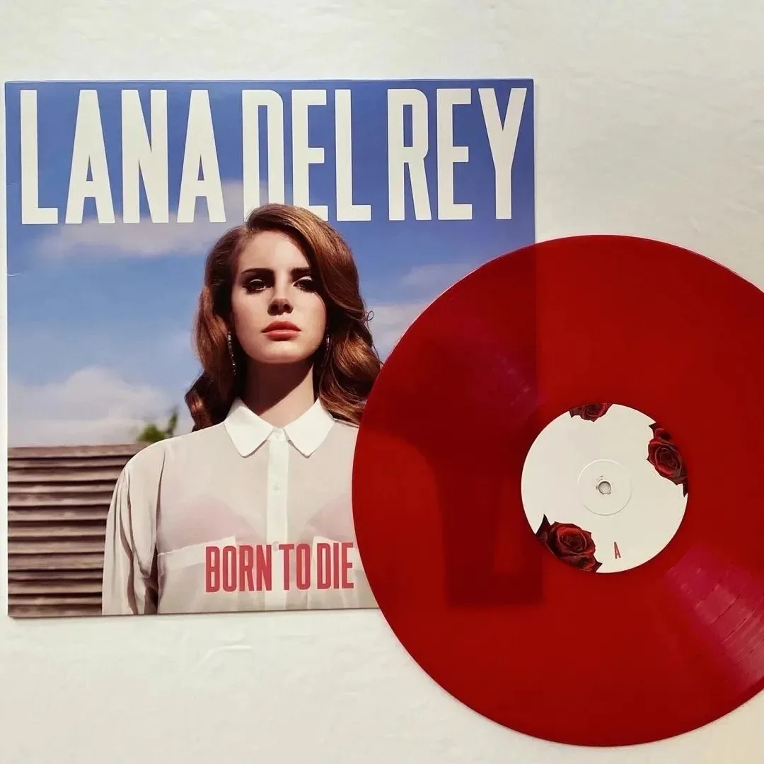 

Pop Lana Del Rey Music Vinyl LP Born To Die Album Long Playing Record 12 Inch Red Vinyl Record Phonograph Gifts