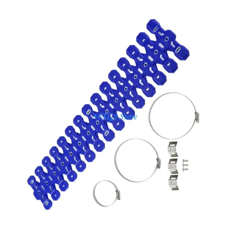 

37JE Non Toxic Silicone Motorcycle Exhaust Shielding Safe Insulator for Health Providing Comfort During Various Weather Scenario