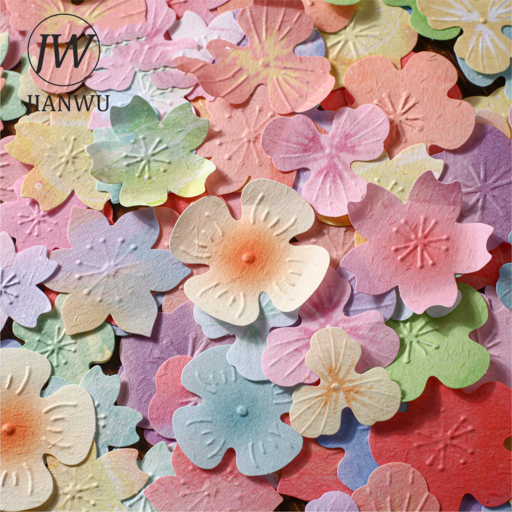 

JIANWU Awakening Spring Collection Series Vintage Flower Landscape Collage Scrapbook Material Creative Junk Journal Stationery