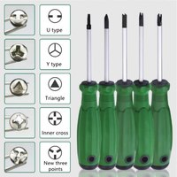 5Pcs Special-shaped Screwdriver Set U/Y/Inner Cross/Triangle/3 Points Screwdriver With Magnetic Precision Home Hand Repair Tool