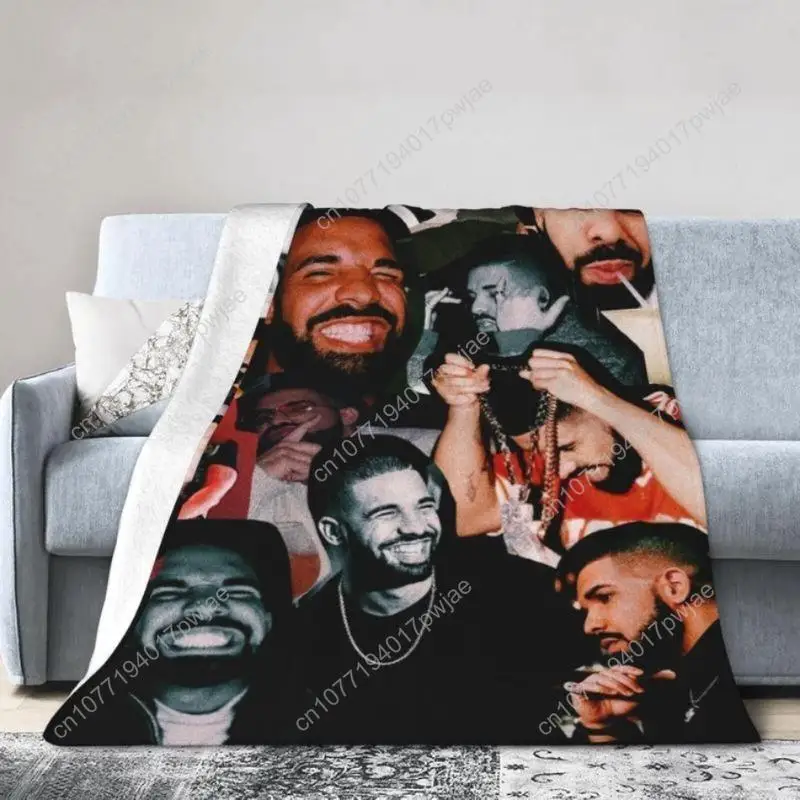 Rapper Singer Drake Ultra Soft Micro Fleece Blanket Air Conditioning Blanket Warm Throw Blanket for Sofa Chair Couch Bed