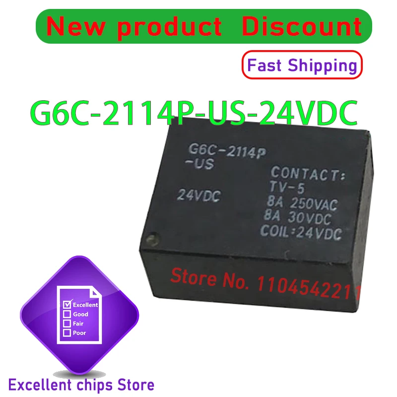 5Pcs/Lot G6C-2114P-…
