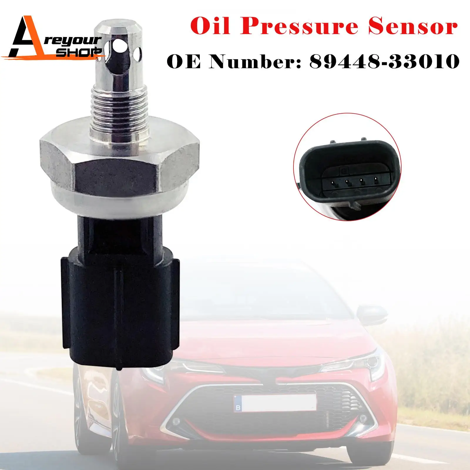 

Areyourshop Oil Pressure Sensor 89448-33010 for Toyota Corolla RAV4 2019-2020 2.0L 2.5L