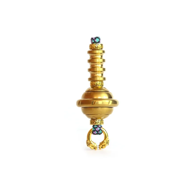 Mini Fidget Spinner en métal, couteau à main, pointe supérieure, porte-clés à rouleau, jouets anti-Stress EDC, Anti-anxiété pour enfants