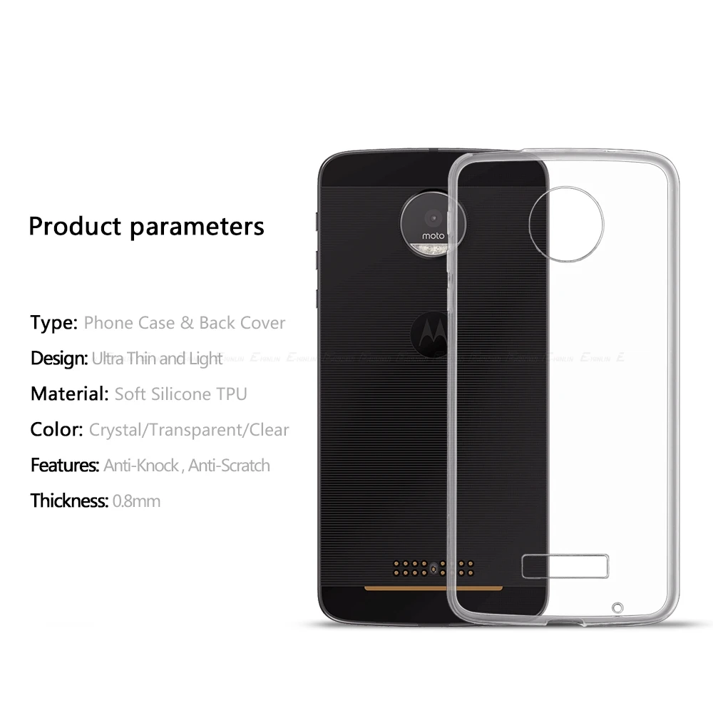 Coque en TPU souple transparente pour Motorola Moto, E22, E22i, E30, E32s, E32, E13, E40, E20, E7i, E7 Plus Power Play, coque arrière en silicone