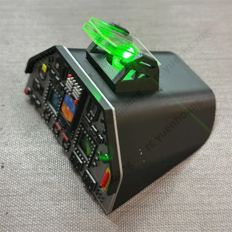 1PCS Cockpit Model with Simulated HUD/Static Instrument Panel Decorative Accessory for ATOMRC Beluga RC Fixed-wing Airplane