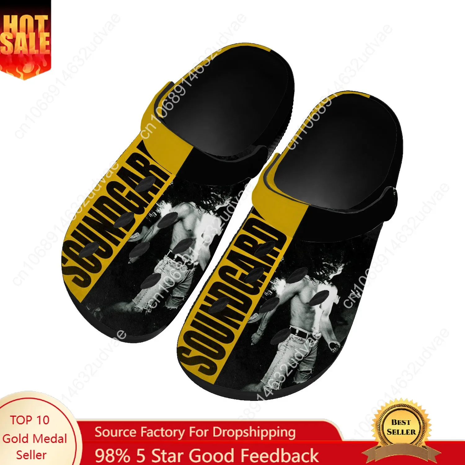 

Soundgarden Water Shoes Mens Womens Comfortable Fashion Home Garden Clogs Customizd Sandals Beach Breathable Hole Slippers