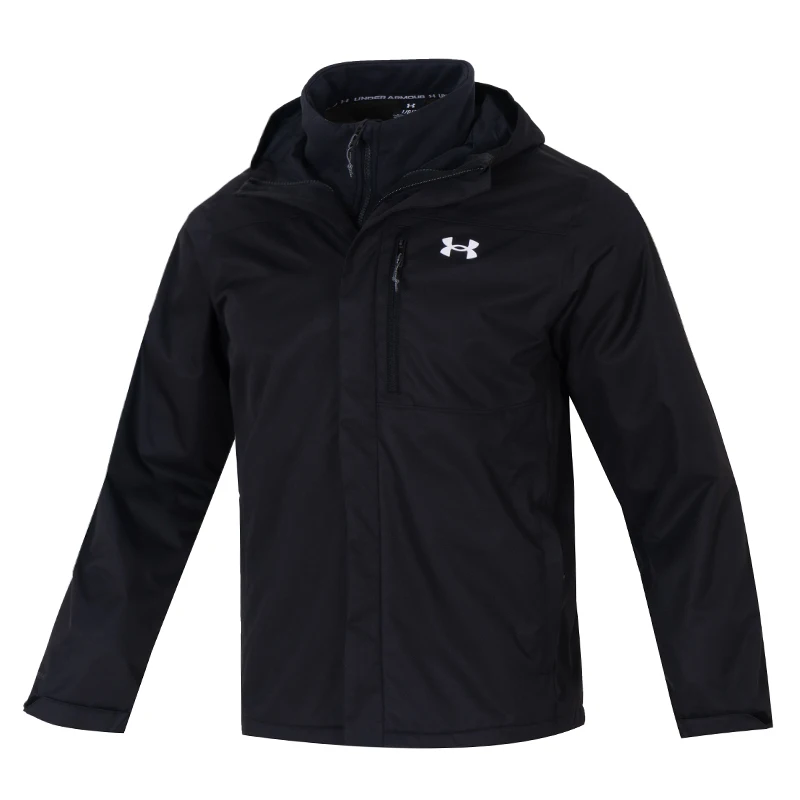 

Under Armour Men's Fashion Outdoor Mountaineering Jacket with Removable Lining, Windproof and Warm Three-In-One Hooded Jacket 1371585-002