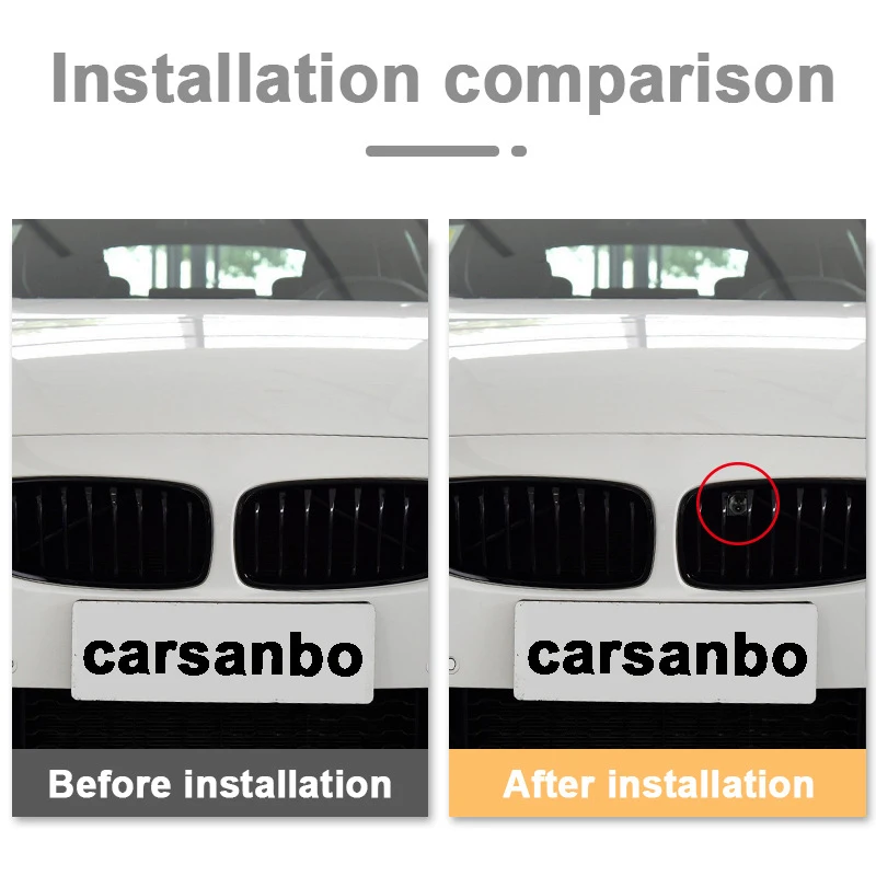 

Car Front View Parking CCD Night Vision LOGO Camera Wide Angle 150° Waterproof For BMW 1 Series F52 F40 2017~2020 CVBS HD