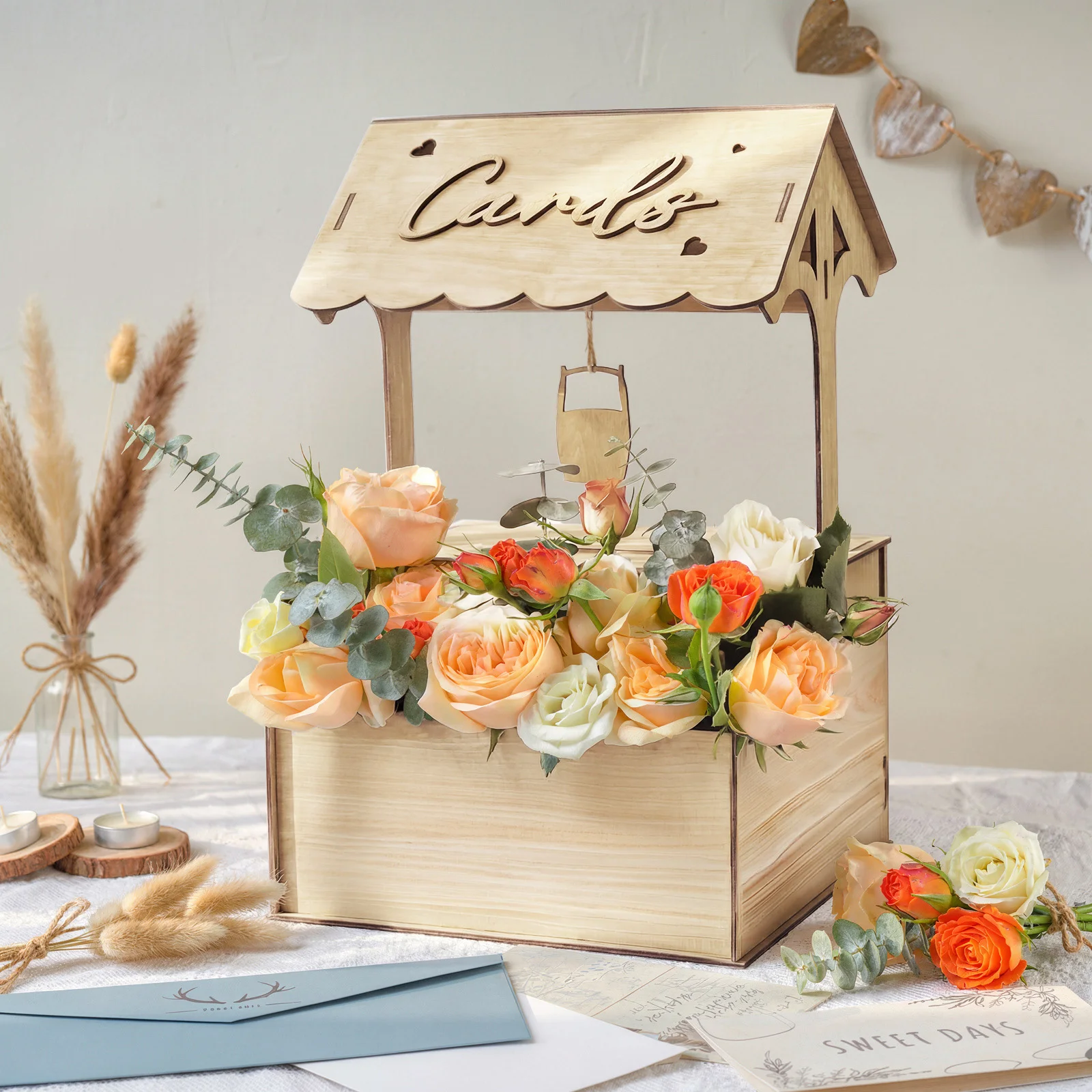 صندوق بطاقات أمنيات أور وورم ف - مراجعة Wedding Card Box وسعره