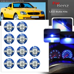 10PCs Led Car Gauge Speed Dash Bulbs Instrument Panel Light For Benz A E M CLK SLK-Class W168 W210 W163 W208 R170 N000000000977
