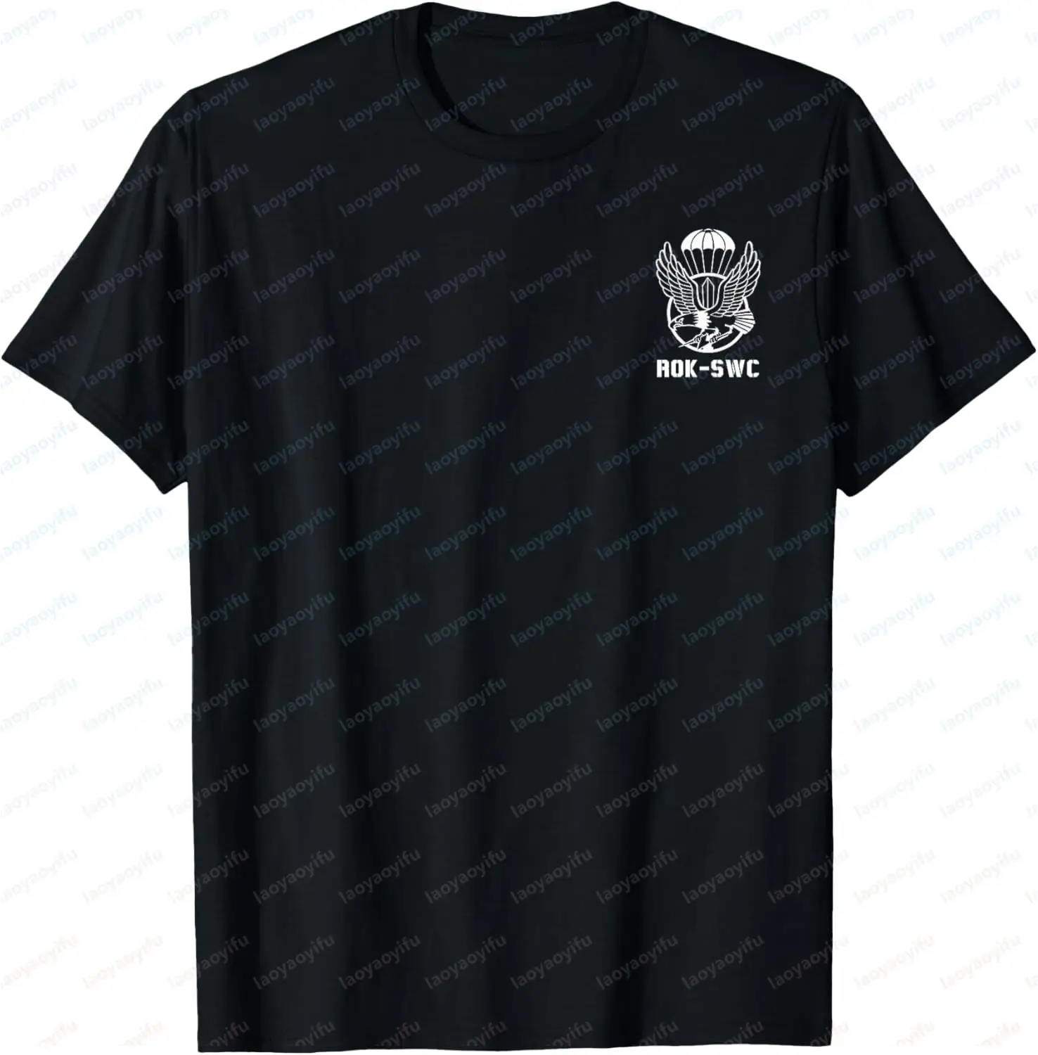 Republic of Korea ROK Army Special Forces Black Berets T-Shirt 100% Cotton Men's Shirts Graphic Tee Harajuku Y2k Clothes Mens