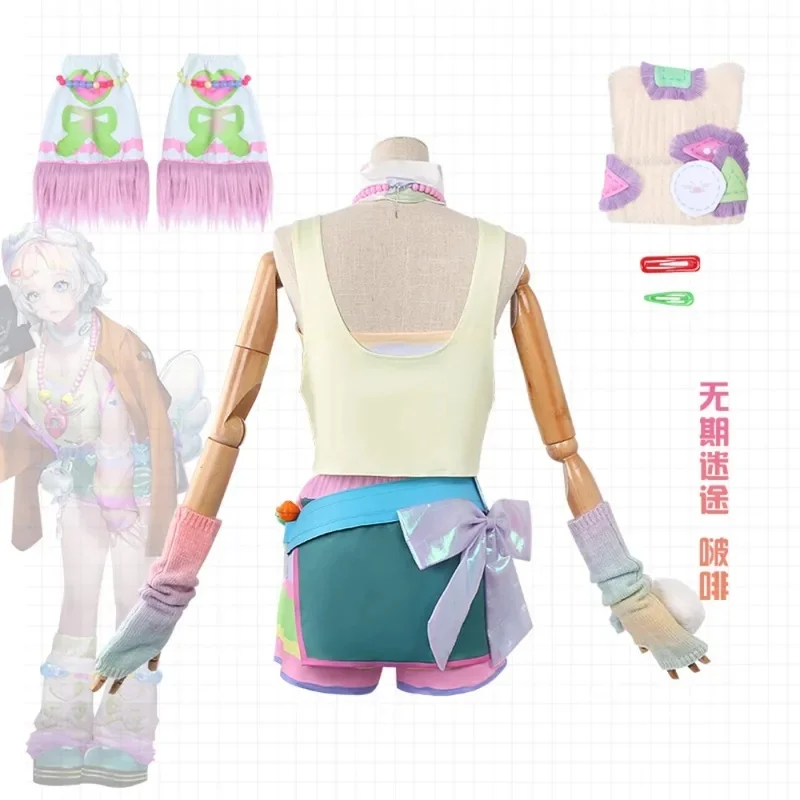 U5GG Path To Nowhere Poffy Cosplay Cute Outfit Full Leg Warmers Accessories Adult Women Halloween Comic Con Daily Role Play Cost view 6
