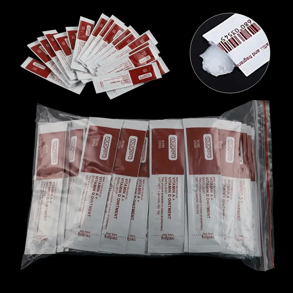 30/50/100pcs Tattoo Nachsorge Creme Vitamin A & D Tattoo Reparatur creme Fougera Vitamin Salbe Tattoo Pflege bedarf