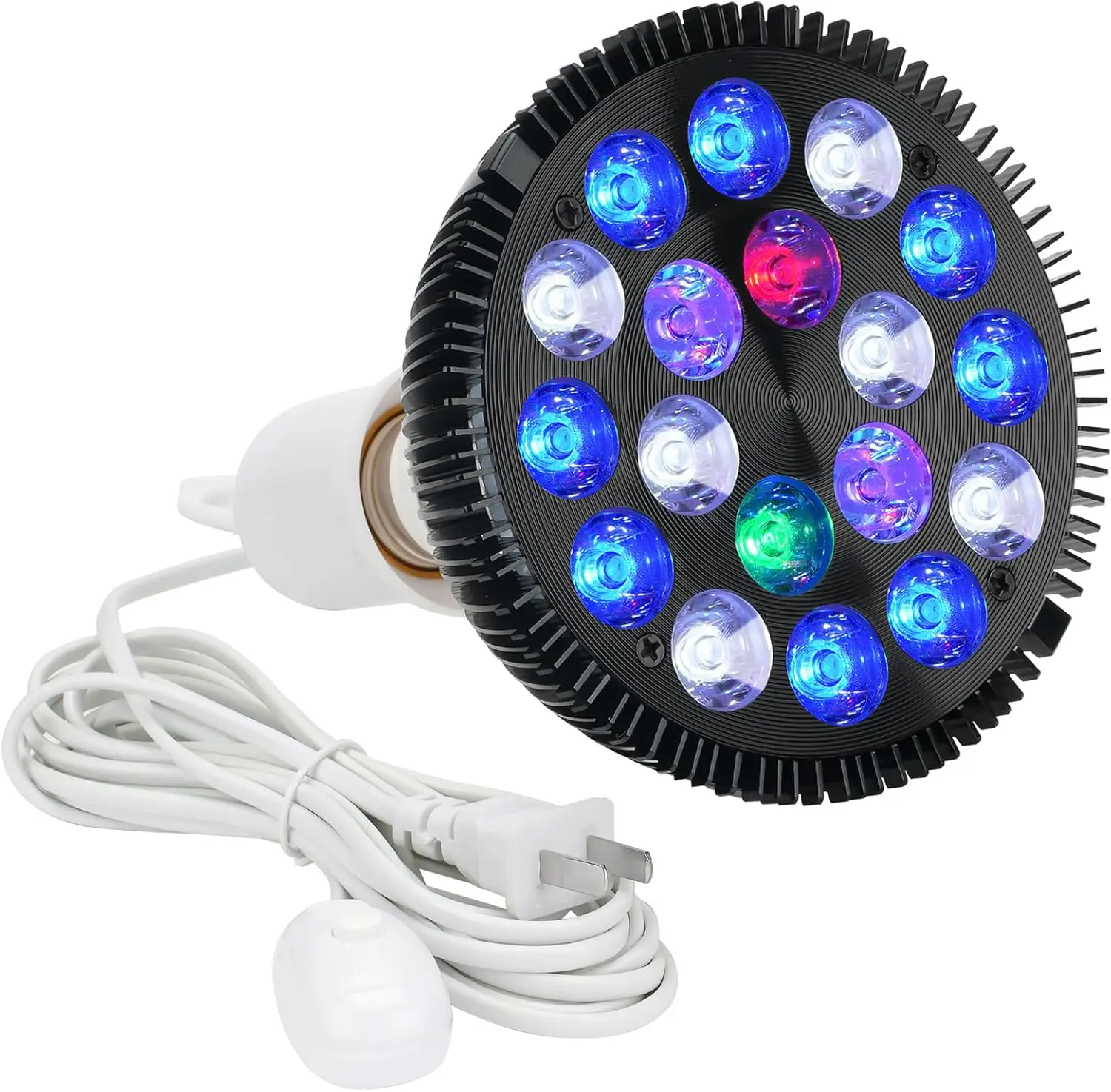 led水槽ライト電球-par38-e27-18w-led水槽照明電球-フルスペクトル-魚タンク-サンゴ礁-海水タンク-水草用