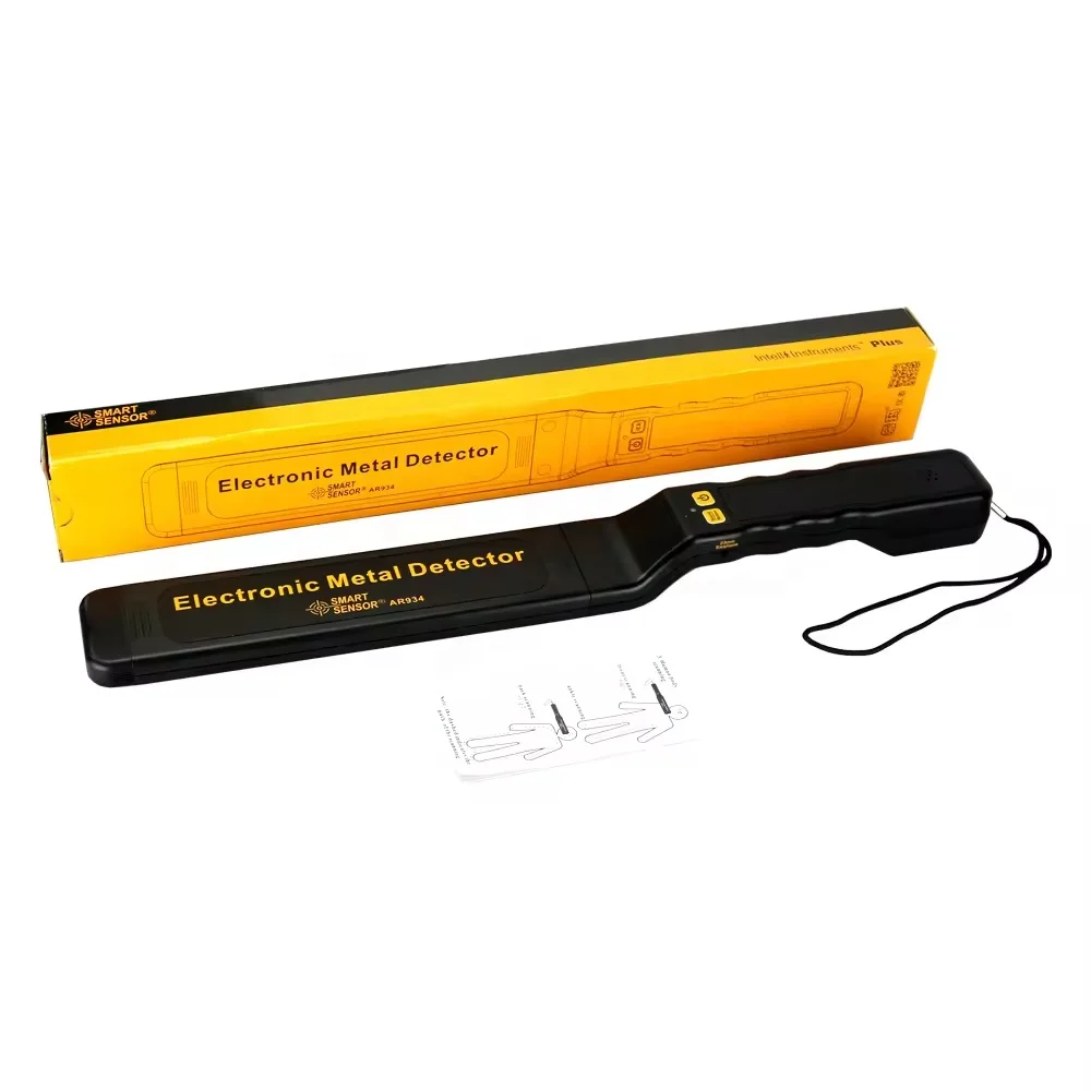 Smart Sensor AR934 Tragbarer Handmetalldetektor 82 kHz Erkennungsfrequenz