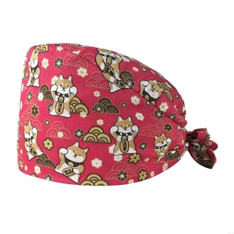 5 قطع للجنسين قبعة العمل على شكل القرع مع العصابة الكرتون الحيوان مطبوعة قابل للتعديل مطاطا التعادل الخلفي منتفخ فرك قبعة #4