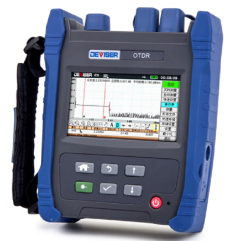 

2025 Hot Sale AE1001 OTDR Reflectometer FTTH Tool 1310/1550nm Optional Wavelength VFL with Used Fiber Optic for FTTH