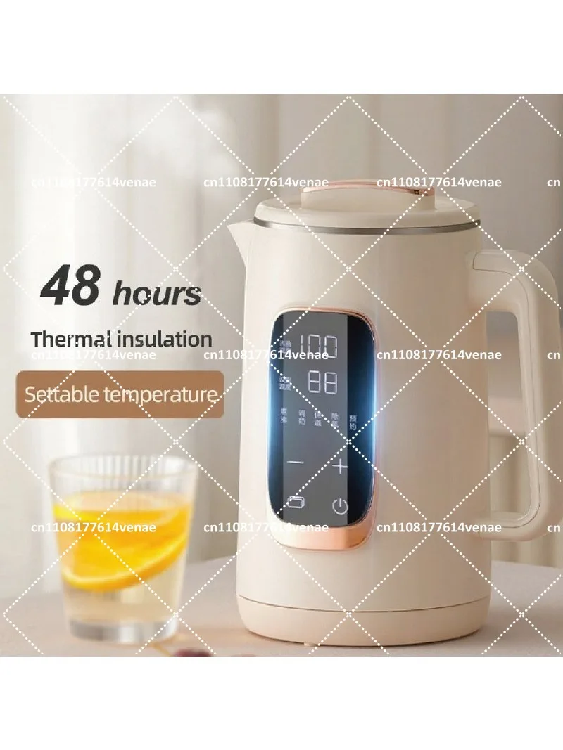 1.5L Electric Kettle - 220V Household Thermostatic Teapot with 304 Stainless Steel Liner, Automatic Heat Preservation