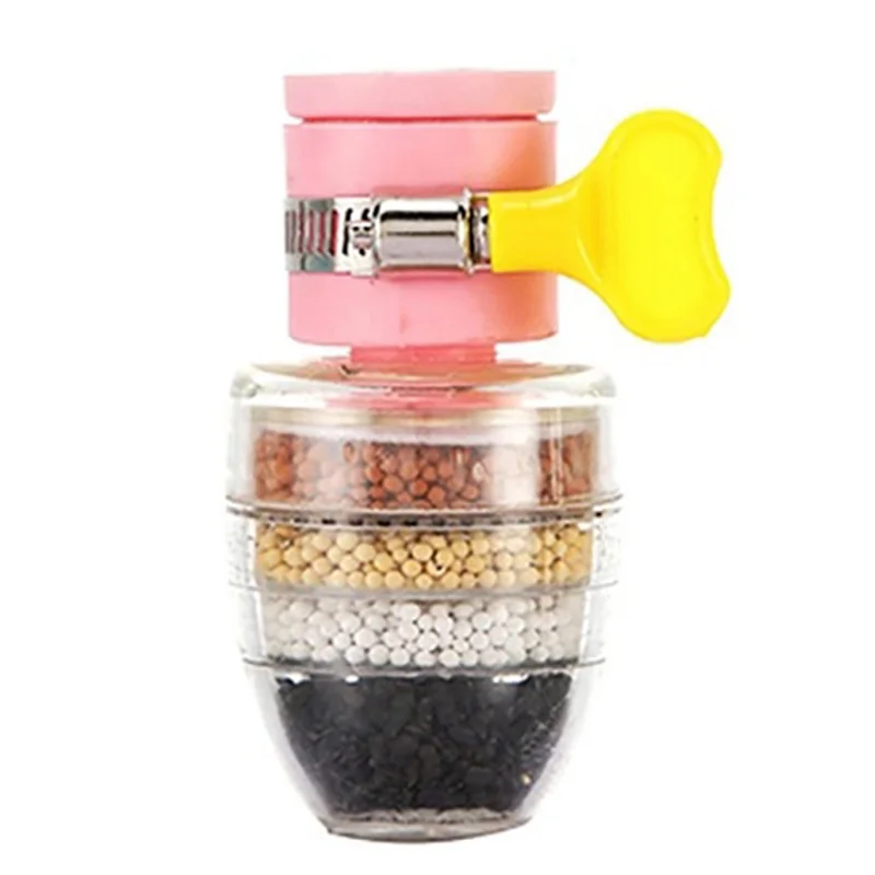 ABKR-6Pcs 홈 주방 연수기 불소 여과 카트리지 수도꼭지 정수기 수도꼭지 수돗물 정수기 필터