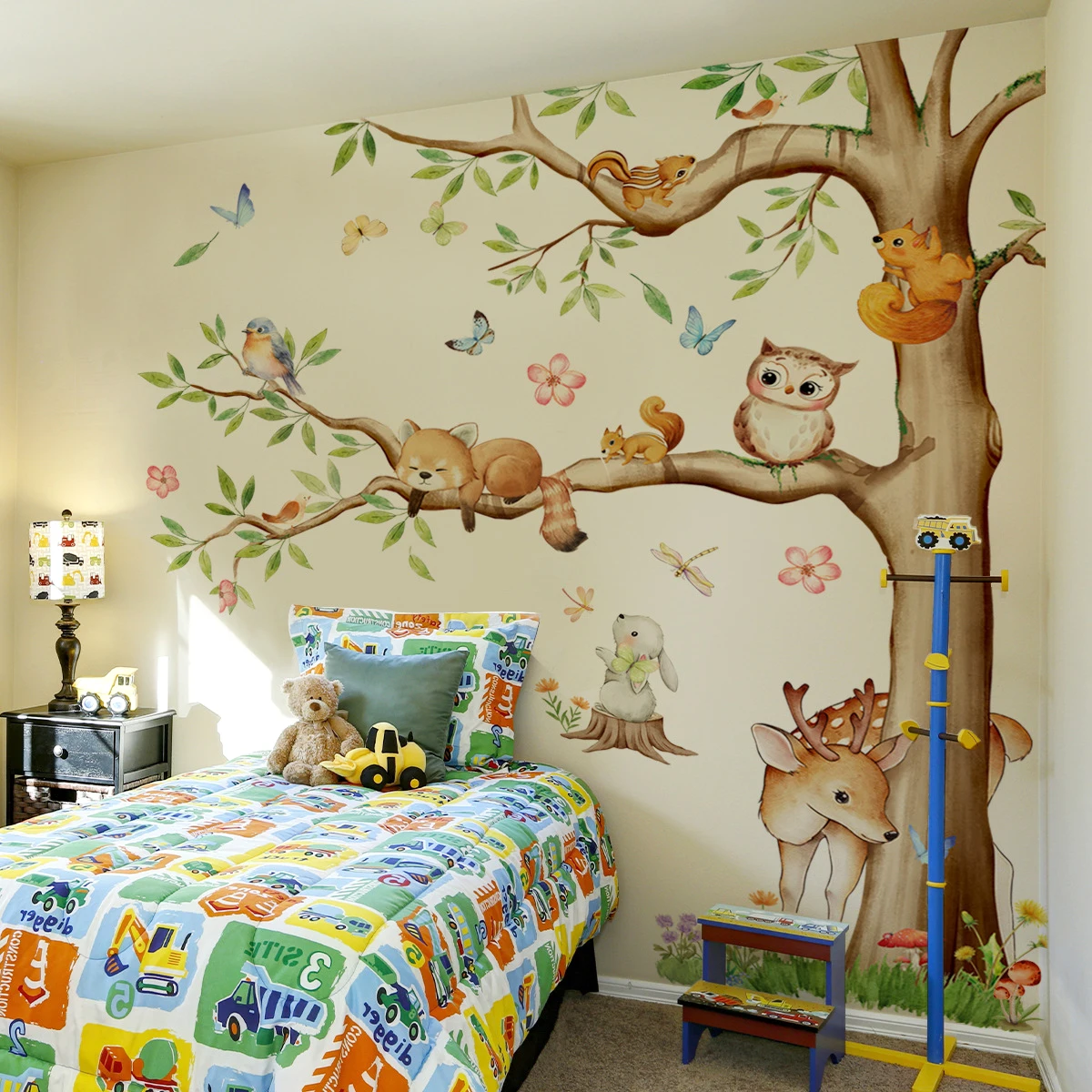 Naklejka ścienna do pokoju dzi – Baby Nursery Jungle Animals recenzja i cena