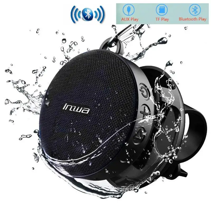 

Bike Portable Bluetooth Speaker With Detachable Bicycle Mount Outdoor IP67 Waterproof Riding Built-in Mic TF Card MIni Subwoofer