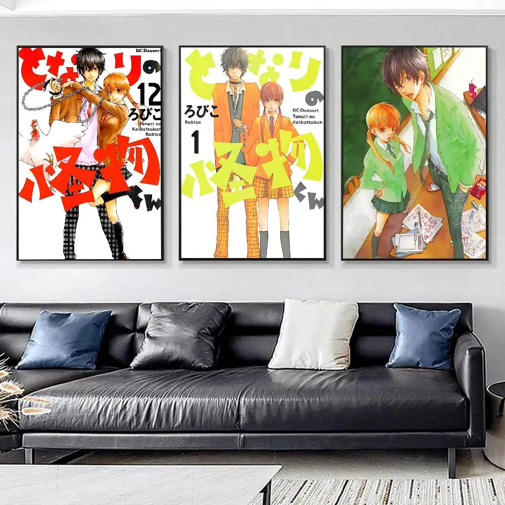 Japanese Manga Anime My Little M-Monster Posters HD Print Vintage Wall Art Decor for Home Study Room