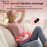 SB Charging Portable Menstrual Heating Pad, Abdominal and Waist Heating Massage Belt for Warmth, Electric Heated Waistband