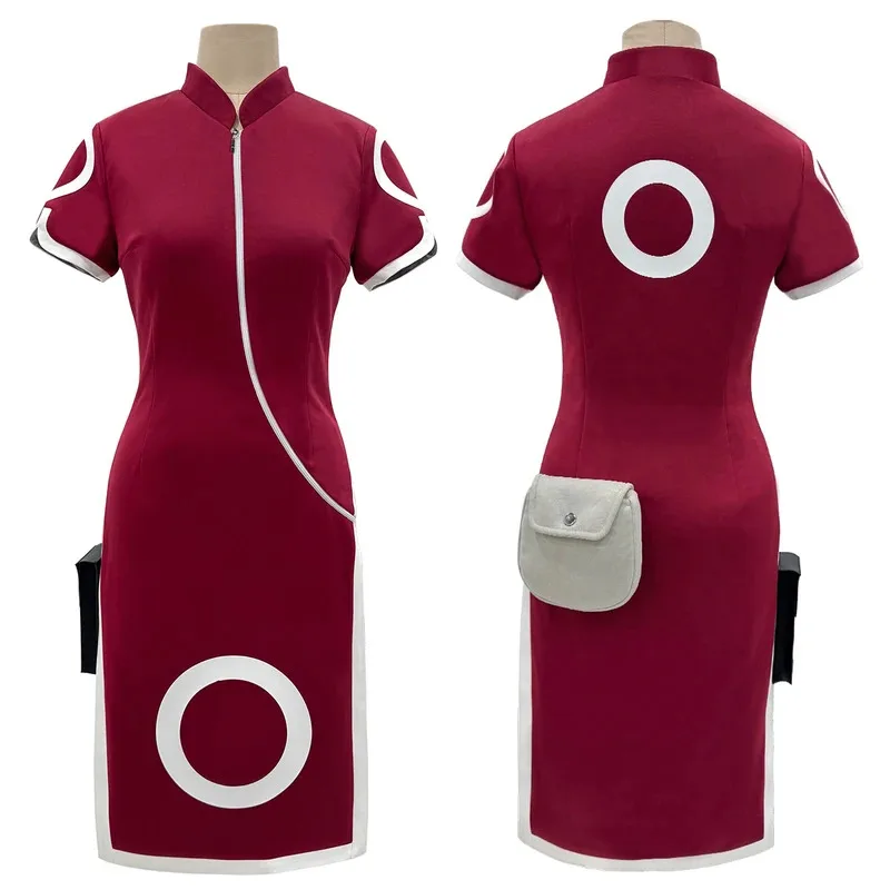 أنيمي هارونو ساكورا تأثيري حلي قصيرة الأكمام شيونغسام السراويل الحقيبة الخصر حقيبة هالوين هدية الكريسماس كوس Convention6;d'3,