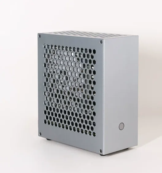 Bug-1 DDC-ATX Power Supply Compatible Half-Height Mini ITX Aluminum Alloy Barebone Case, Soft Router Enclosure