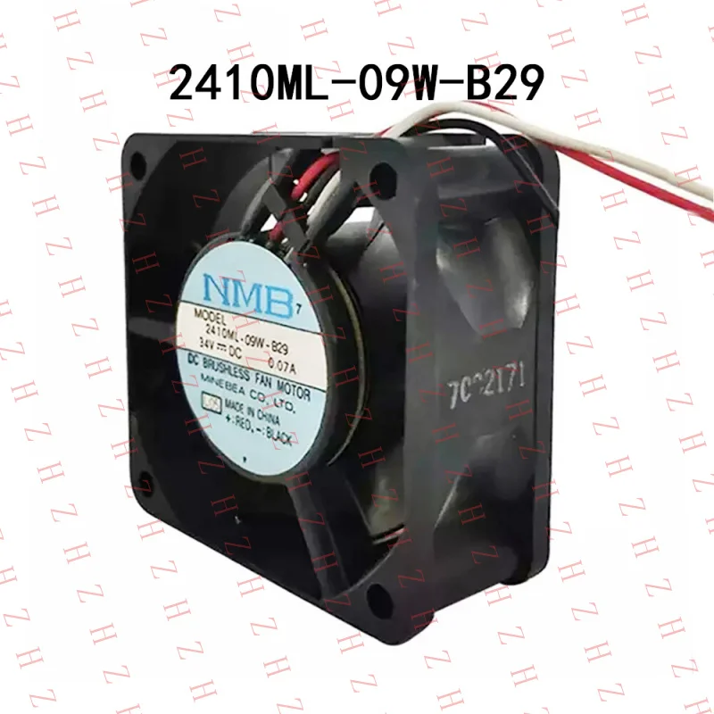 P+ for NMB Compact Case cooling fan 2410ML-09W-B29 60*60*25mm 34VDC 0.07A