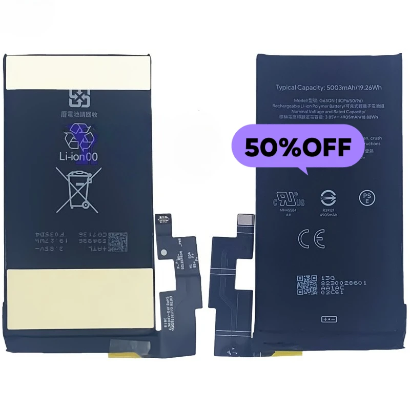 G63QN for Google Pixel 6 Pro/GLUOG/G8VOU Phone Battery High Quality High Capacity Replacement Bateria Grade A Cell with Tools