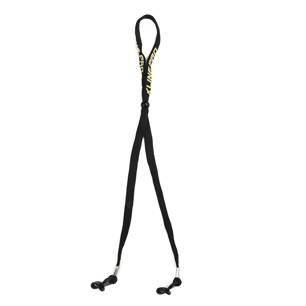 Ремешок для очков, спортивная веревка для чтения, регулируемые нейлоновые черные очки, защитные очки с держателем для букв, солнцезащитные очки