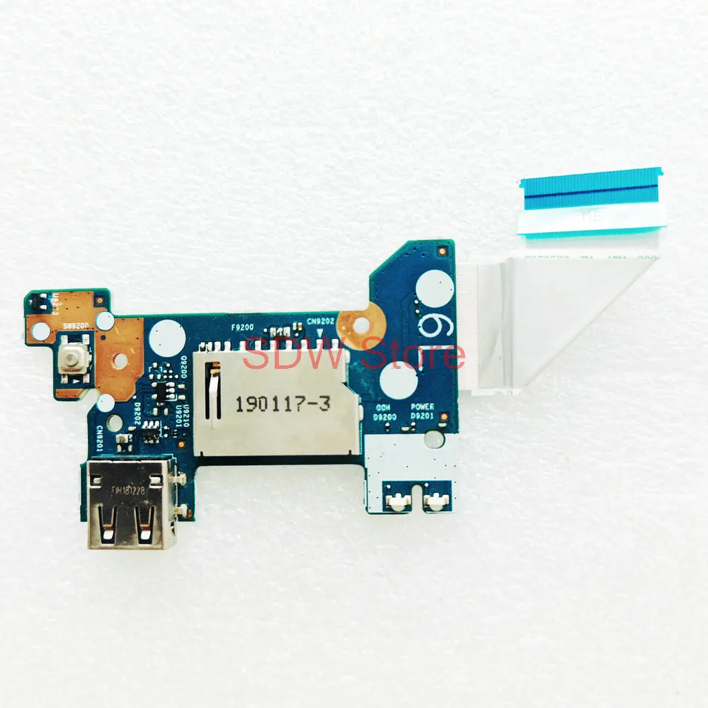 

For HP 14-CK 14-CM 240 G7 Laptop SD Card Reader USB Port Board W/ Cable 6050A2983901 E89382 D9204 CN9200 Laptop USB L23186-001