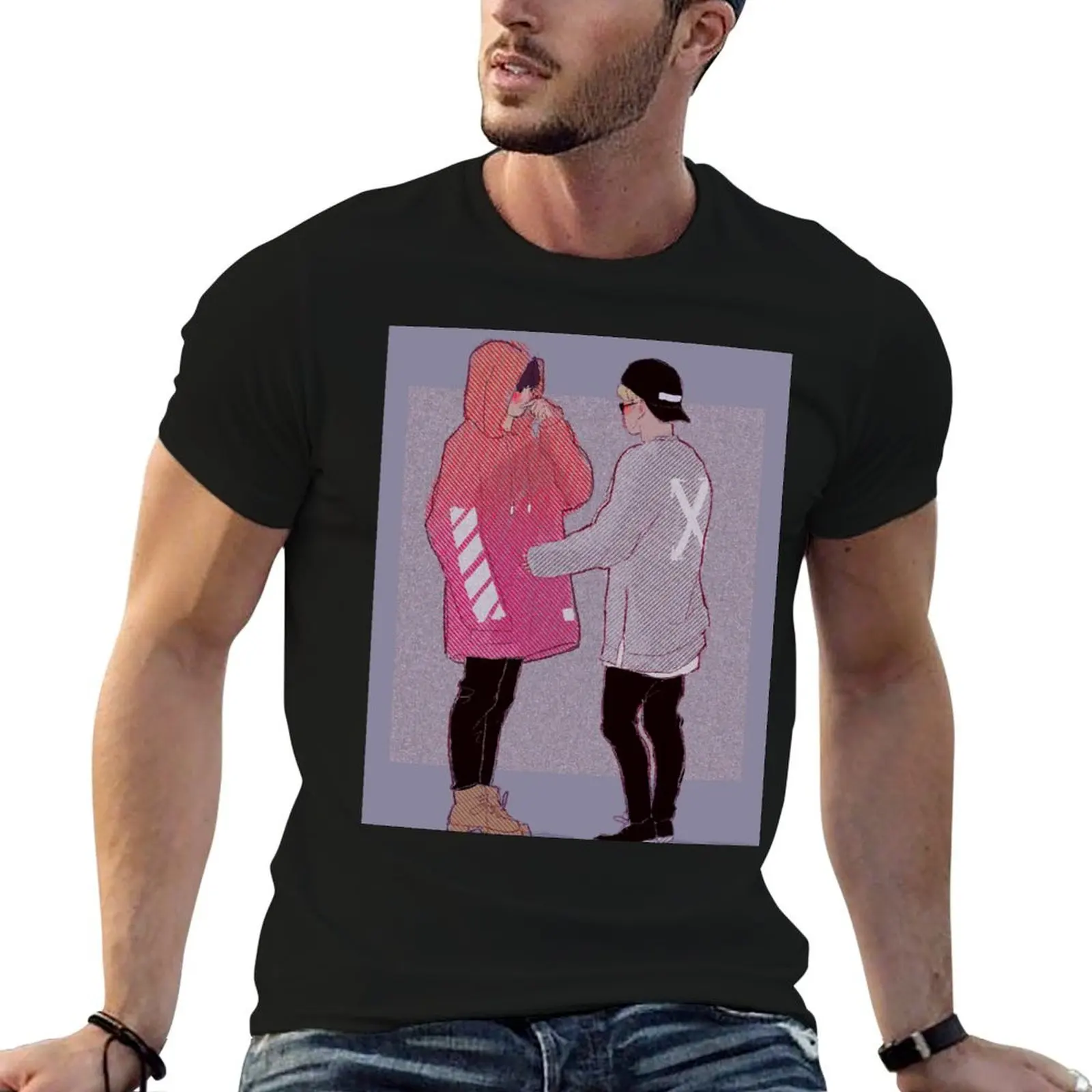 

Hug for Sweater t man man - T-Shirt shirts Jikook Oversized t shirt printed for