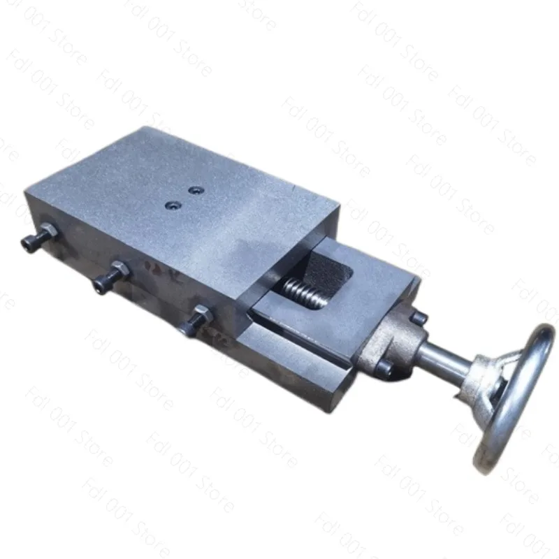 Placa de arrastre de hierro fundido con ranura de cola de milano y guía de tornillo deslizante unidireccional para banco de trabajo, maquinaria de carpintería