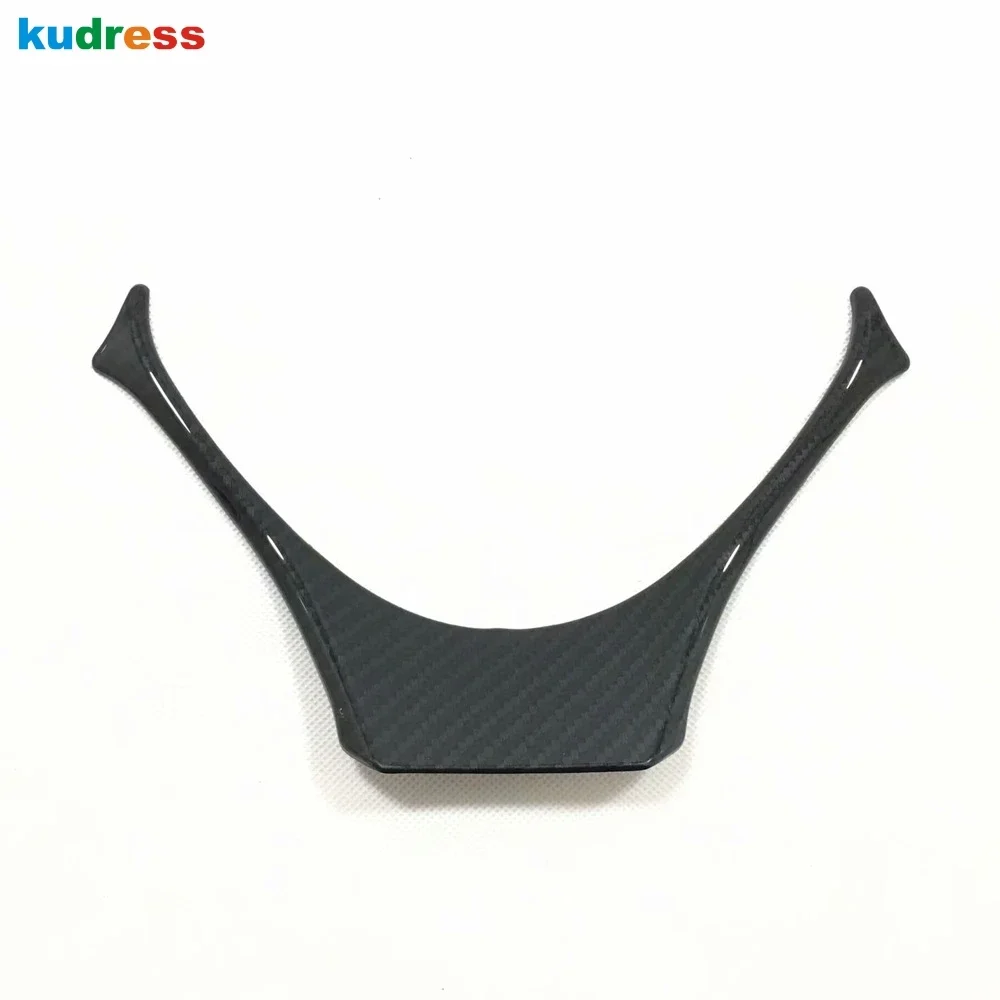 

For Toyota CHR C-HR 2016 2017 2018 2019 Carbon Fiber Car Steering Wheel Panel Cover Trim Decoration Interior Accessories