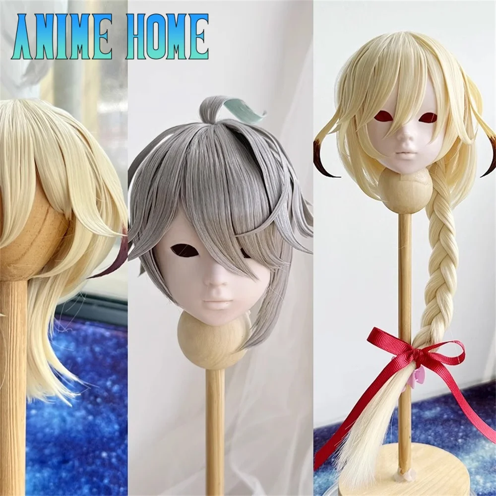

Game Genshin Impact Alhaitham Kaveh Role Cos Handmade Hair 1/3 1/4 1/6 BJD Hair Wig Cosplay KN Gift