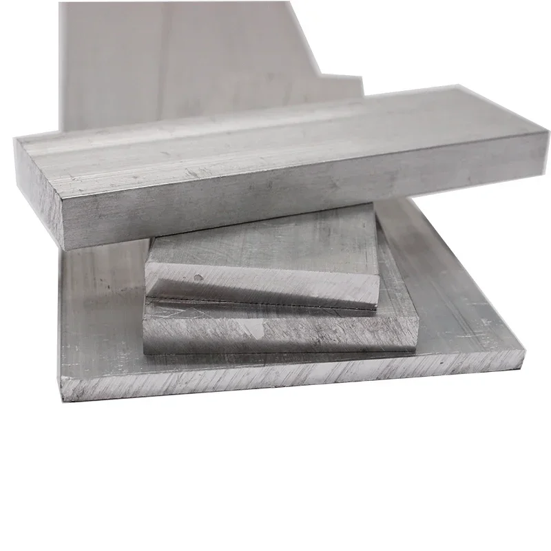 Aluminium Flat Bar Plate Strip Aluminum Alloy Metal Sheet CNC Block Solid Mill Stock 6061